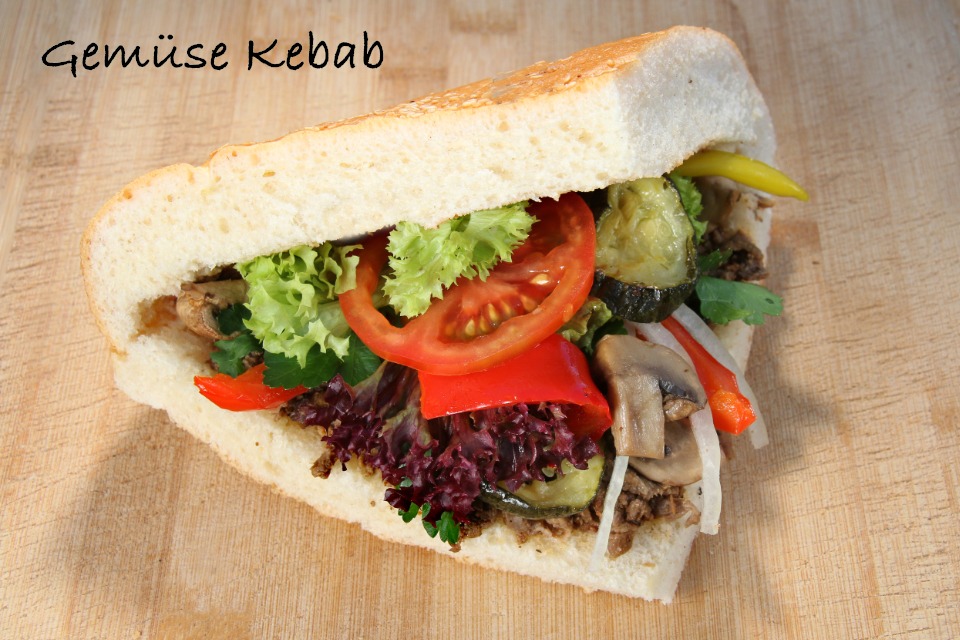 Klein-Kebabheim Gemüse Kebab